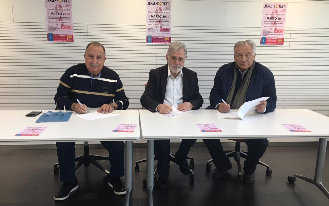 Firma Convenio Colaboración Asociación Española contra el Cáncer